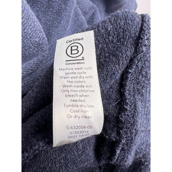 Athleta Sweatshirt Blue TENCEL Cotton Modal Spandex Pullover Relaxed Fit Cozy - Picture 11 of 11